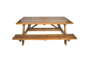 Photograph of Picnic Table Wooden Traditional