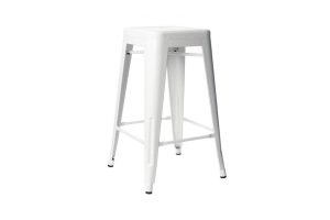 Photograph of Tolix Stool High Cool White Tint
