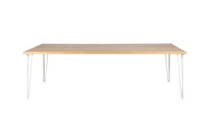 Photograph of Hairpin Dining Table - Light Wood